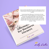 DAILY AFFIRMATIONS FOR BUSINESS OWNERS EBOOK.